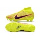 Crampons Nike Air Zoom Mercurial Superfly IX Elite FG Jaune Noir