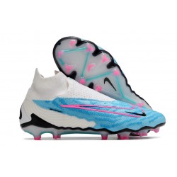 Nike Phantom GX Elite DYNAMIC FIT FG Bleu Baltique Rose Blanc Bleu Laser