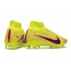 Crampons Nike Air Zoom Mercurial Superfly IX Elite FG Jaune Noir