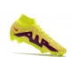 Crampons Nike Air Zoom Mercurial Superfly IX Elite FG Jaune Noir