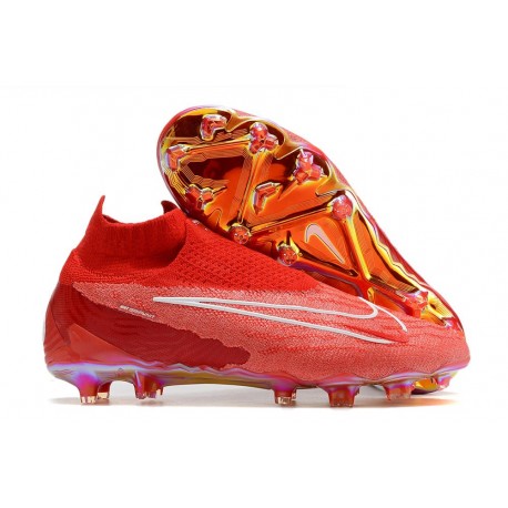 Nouvelles Nike Phantom GX Elite DF FG Rouge Blanc