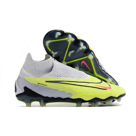 Nike Phantom GX Elite DYNAMIC FIT FG Volt Très Pâle Gridiron Raisin Très Pâle