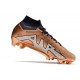 Nike Air Zoom Mercurial Superfly IX Elite FG Mbappe Cuivre Métallique