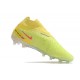 Nouvelles Nike Phantom GX Elite DF FG Jaune Vert Noir