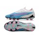 Nike Phantom GX Elite FG Bleu Baltique Rose Blanc Bleu Laser