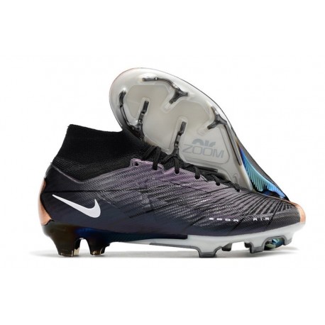 Crampons Nike Air Zoom Mercurial Superfly IX Elite FG Cuivre Métallique Noir