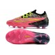 Crampons Nike Phantom GX Elite FG Rose Noir Jaune