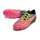 Crampons Nike Phantom GX Elite FG Rose Noir Jaune