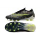 Crampons Nike Phantom GX Elite FG Noir Volt Blanc Bleu Lumière