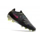 Crampons Nike Phantom GX Elite FG Noir Volt Blanc Bleu Lumière