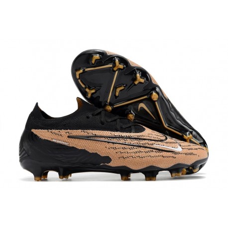 Crampons Nike Phantom GX Elite FG Marron Noir