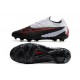 Crampons Nike Phantom GX Elite FG Noir Gris Rouge