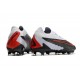 Crampons Nike Phantom GX Elite FG Noir Gris Rouge