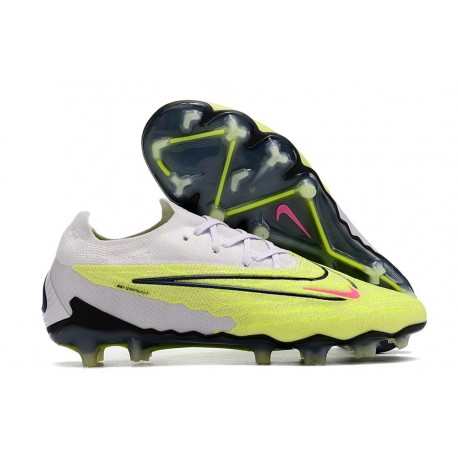 Crampons Nike Phantom GX Elite FG Volt Très Pâle Gridiron Raisin Très Pâle