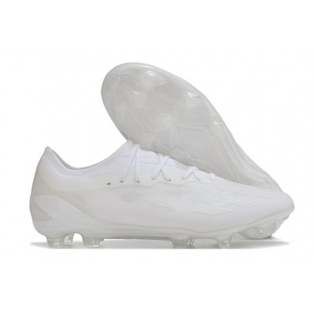 adidas X Crazyfast Messi.1 FG Crampon Pearlized - Blanc