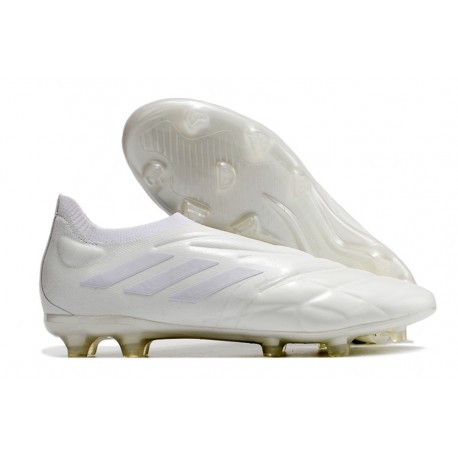 Crampon adidas Copa Pure + FG Blanc