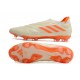 Crampon adidas Copa Pure + FG Blanc Cassé Orange Solaire Equipe