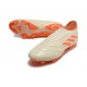 Crampon adidas Copa Pure + FG Blanc Cassé Orange Solaire Equipe