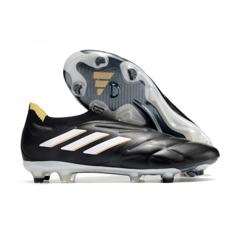 Crampon adidas Copa Pure + FG Noir Blanc