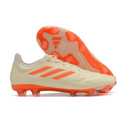adidas Copa Pure.1 FG Chaussure Blanc Cassé Orange Solaire Equipe