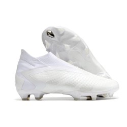 Crampons adidas Predator Accuarcy+ FG Blanc
