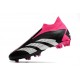 Crampons adidas Predator Accuarcy+ FG Noir Blanc Rose Equipe Choc