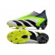 Crampons adidas Predator Accuarcy+ FG Blanc Noir Citron Lucide