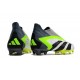Crampons adidas Predator Accuarcy+ FG Blanc Noir Citron Lucide