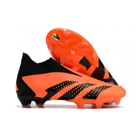 Crampons adidas Predator Accuarcy+ FG Orange Solaire Equipe Noir