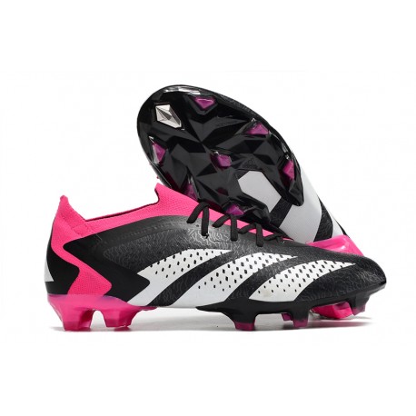 Neuf Adidas Predator Edge.1 L FG Noir Blanc Rose Equipe Choc