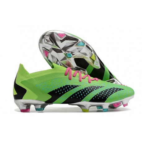Neuf Adidas Predator Edge.1 L FG Vert Noir