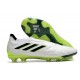 Crampon adidas Copa Pure + FG Blanc Noir Citron Lucide