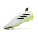 Crampon adidas Copa Pure + FG Blanc Noir Citron Lucide