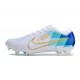 Nike Zoom Mercurial Vapor 15 Elite FG Nouvelles Blanc Bleu Or
