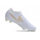 Nike Zoom Mercurial Vapor 15 Elite FG Nouvelles Blanc Bleu Or
