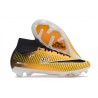 Crampons Nike Air Zoom Mercurial Superfly IX Elite FG Jaune Noir