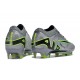 Nike Zoom Mercurial Vapor 15 Elite FG Nouvelles Gris Noir Vert