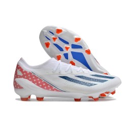 adidas X Crazyfast Messi.1 FG Crampon Blanc Bleu Rouge