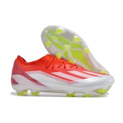 adidas X Crazyfast Messi.1 FG Crampon Rouge Blanc