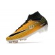 Crampons Nike Air Zoom Mercurial Superfly IX Elite FG Jaune Noir