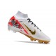 Nike Air Zoom Mercurial Superfly IX Elite FG MR Blanc Rouge Or