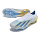 Adidas X Crazyfast Messi.1 LL FG Blanc Bleu Or