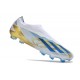 Adidas X Crazyfast Messi.1 LL FG Blanc Bleu Or