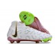 Nike Phantom Luna Elite FG Crampons X WWC Blanc Noir Or