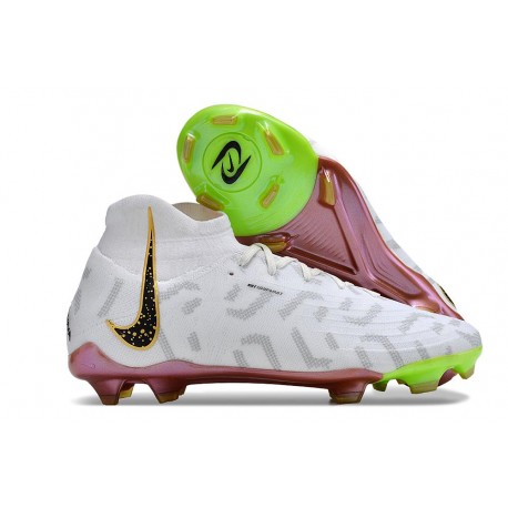 Nike Phantom Luna Elite FG Crampons X WWC Blanc Noir Or