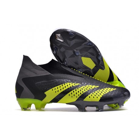 Crampons adidas Predator Accuarcy+ FG Noir Vert