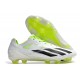 Crampon Adidas X Crazyfast + FG Blanc Noir Citron Lucide