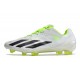 Crampon Adidas X Crazyfast + FG Blanc Noir Citron Lucide