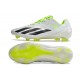 Crampon Adidas X Crazyfast + FG Blanc Noir Citron Lucide