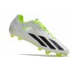 Crampon Adidas X Crazyfast + FG Blanc Noir Citron Lucide